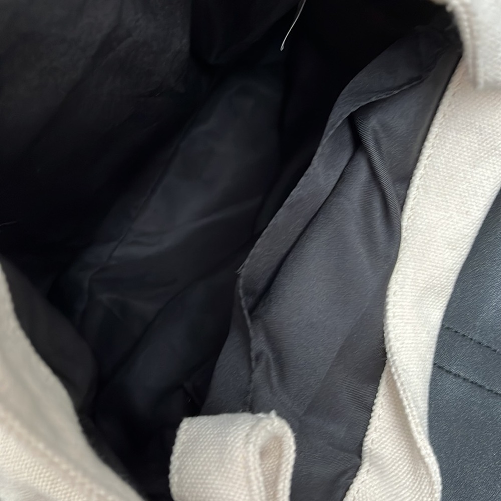 Deux Lux Canvas Backpack, worn once. stained bottom - Picture 5 of 7